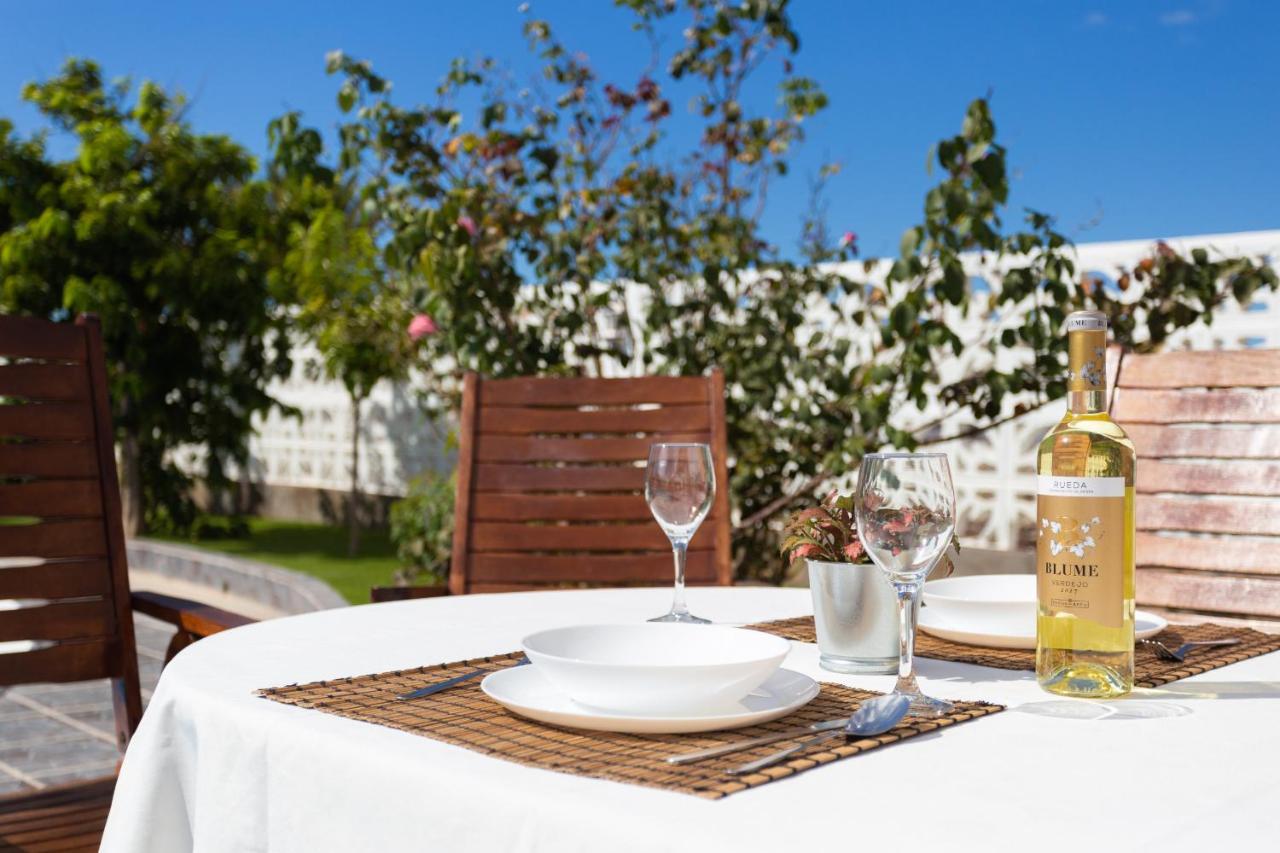 ארונה Bungalow Palm Mar With Pool And Garden מראה חיצוני תמונה