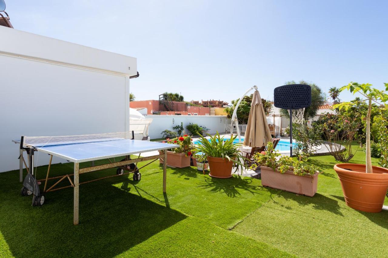 ארונה Bungalow Palm Mar With Pool And Garden מראה חיצוני תמונה